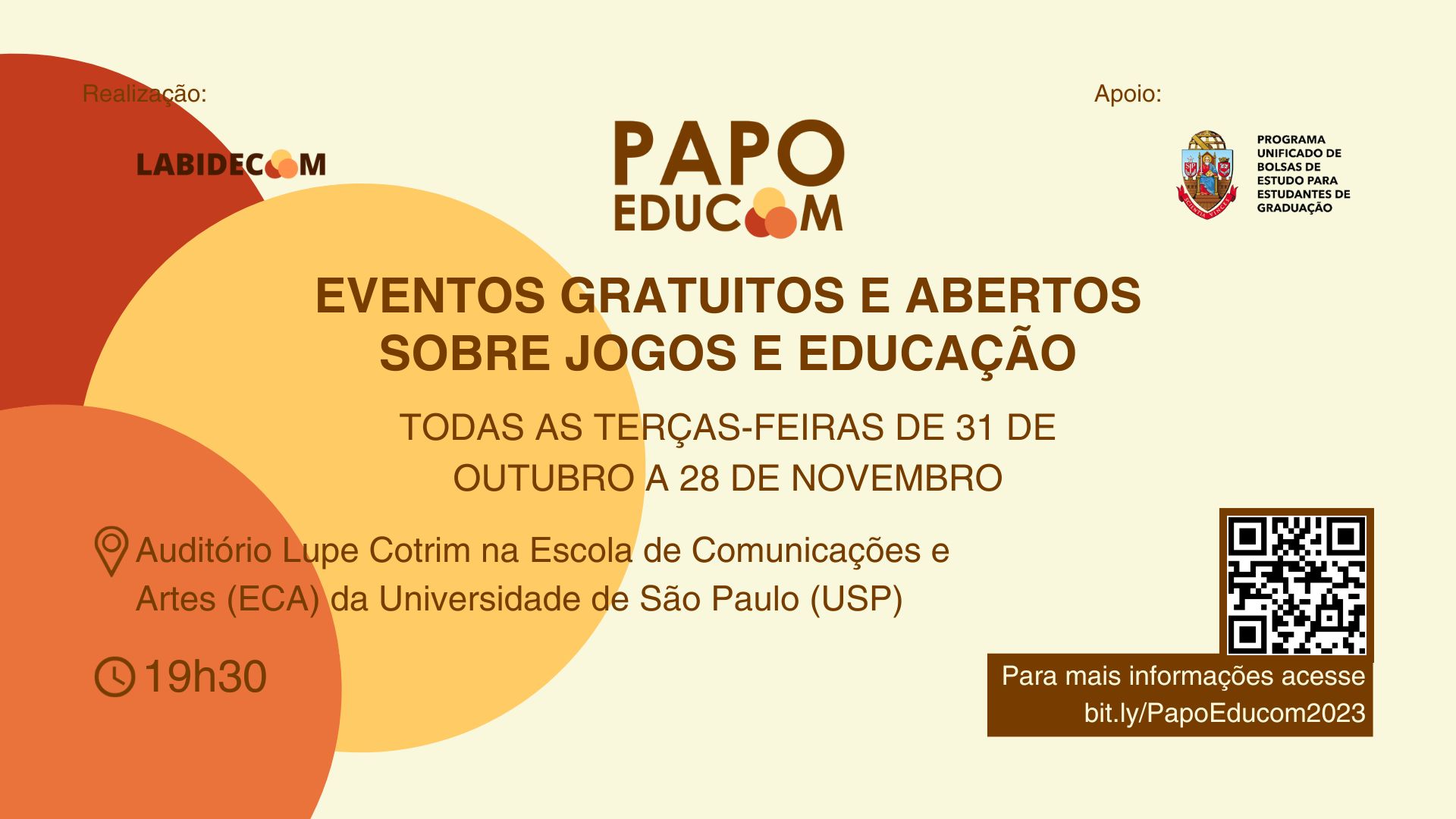 Eventos de novembro 2023 – LABIDECOM ECA-USP